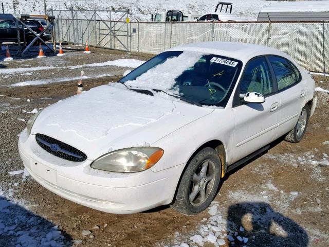 1FAFP55U92A258163 - 2002 FORD TAURUS SES WHITE photo 2