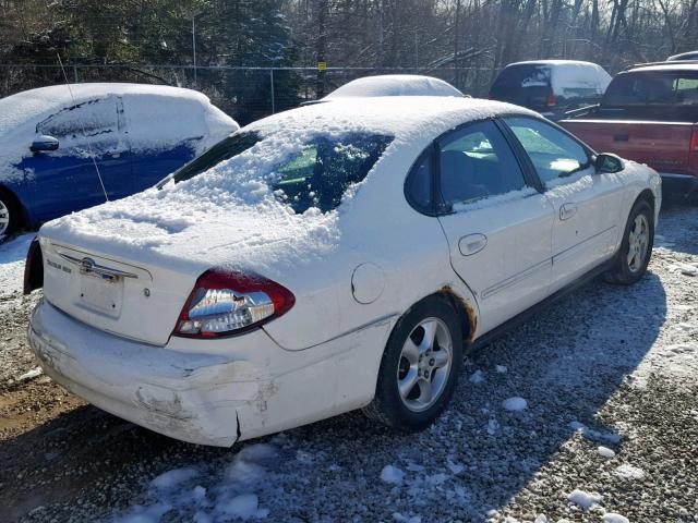 1FAFP55U92A258163 - 2002 FORD TAURUS SES WHITE photo 4