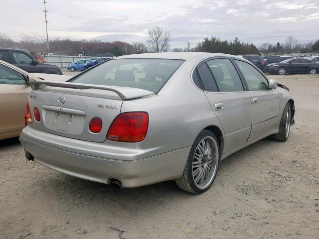 JT8BD69S620156534 - 2002 LEXUS GS 300 SILVER photo 4