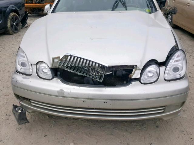 JT8BD69S620156534 - 2002 LEXUS GS 300 SILVER photo 7