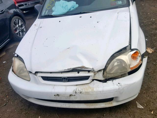 1HGEJ6223TL009722 - 1996 HONDA CIVIC DX WHITE photo 9