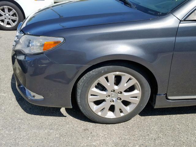 4T1BK3DB7BU388433 - 2011 TOYOTA AVALON BAS GRAY photo 9