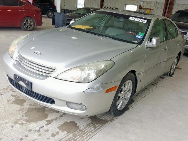 JTHBA30G145022441 - 2004 LEXUS ES 330 SILVER photo 2