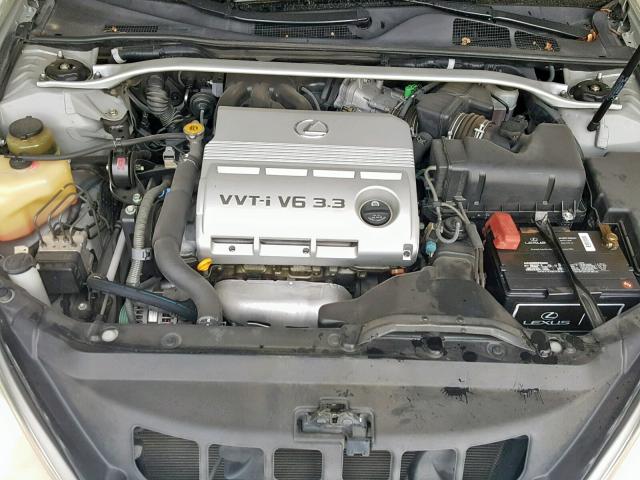 JTHBA30G145022441 - 2004 LEXUS ES 330 SILVER photo 7