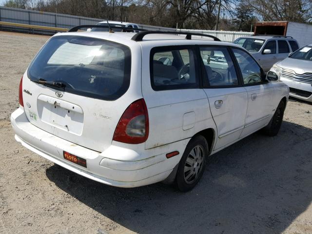 KLAJB82Z1YK493185 - 2000 DAEWOO NUBIRA CDX WHITE photo 4