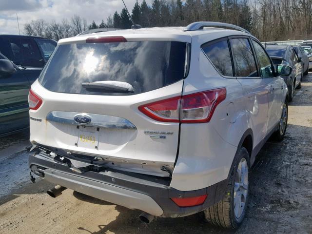 1FMCU9JX6EUC82769 - 2014 FORD ESCAPE TIT WHITE photo 4