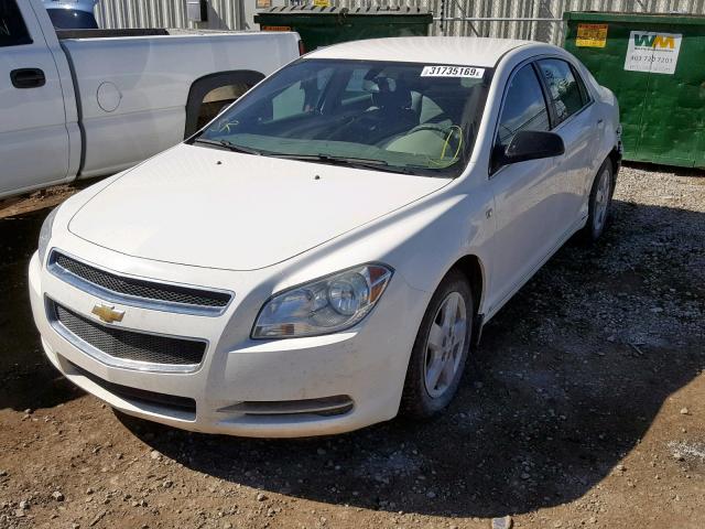 1G1ZG57B98F202148 - 2008 CHEVROLET MALIBU LS WHITE photo 2