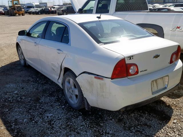 1G1ZG57B98F202148 - 2008 CHEVROLET MALIBU LS WHITE photo 3