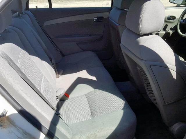 1G1ZG57B98F202148 - 2008 CHEVROLET MALIBU LS WHITE photo 6