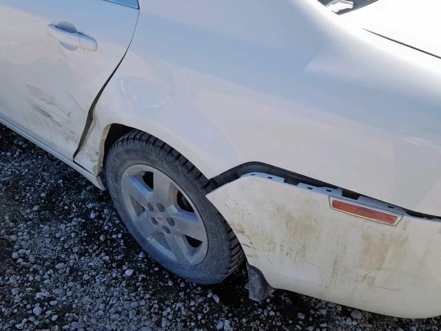 1G1ZG57B98F202148 - 2008 CHEVROLET MALIBU LS WHITE photo 9