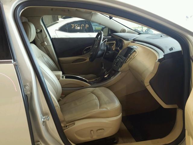 1G4GC5GD7BF309939 - 2011 BUICK LACROSSE C GOLD photo 5