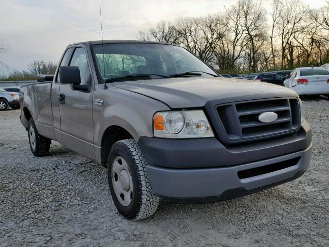 1FTRF12276NA96554 - 2006 FORD F150 BROWN photo 1