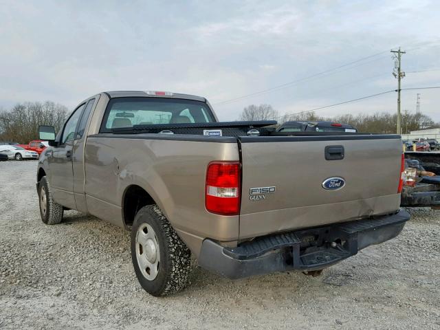 1FTRF12276NA96554 - 2006 FORD F150 BROWN photo 3