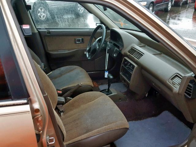 1HGED3646LL020344 - 1990 HONDA CIVIC DX TAN photo 5