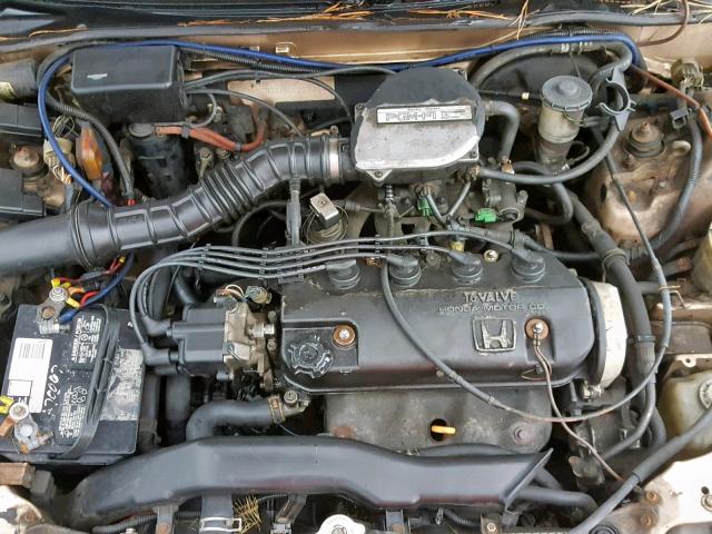 1HGED3646LL020344 - 1990 HONDA CIVIC DX TAN photo 7