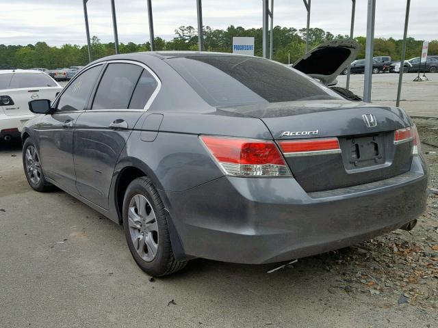 1HGCP2F49CA105487 - 2012 HONDA ACCORD LXP GRAY photo 3