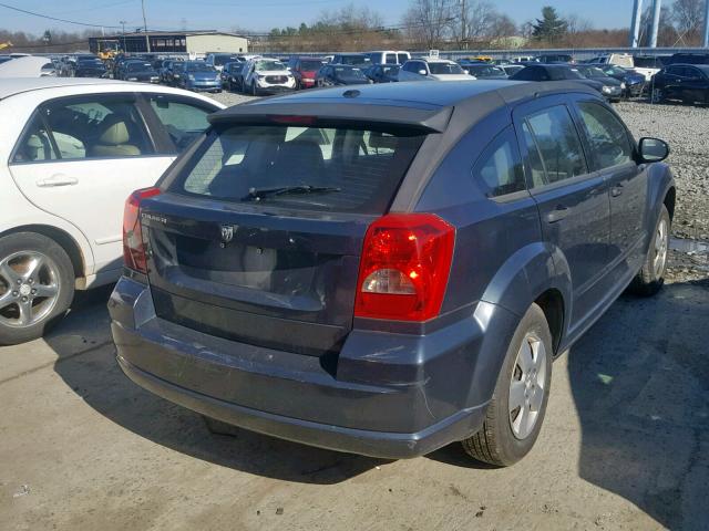 1B3HB28B27D600084 - 2007 DODGE CALIBER BLUE photo 4