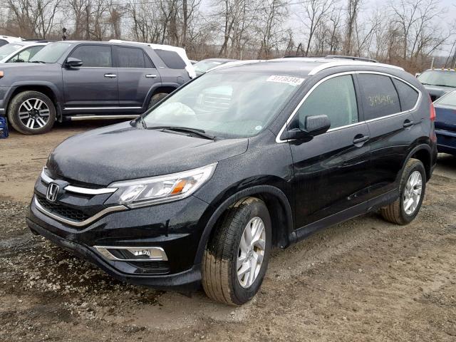 2HKRM4H76GH659718 - 2016 HONDA CR-V EXL BLACK photo 2