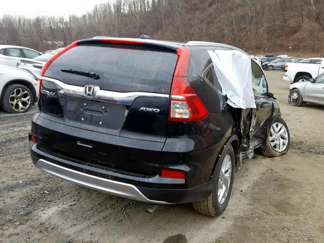 2HKRM4H76GH659718 - 2016 HONDA CR-V EXL BLACK photo 4