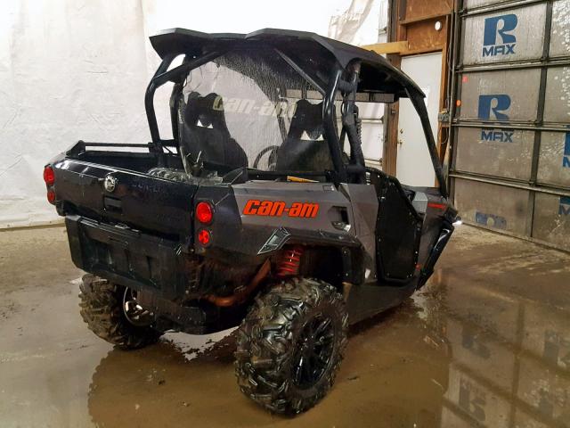 3JBKKAP28FJ003304 - 2015 CAN-AM COMMANDER GRAY photo 4