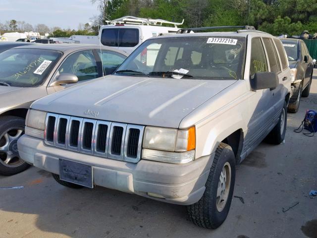 1J4GZ58S9TC330630 - 1996 JEEP GRAND CHER SILVER photo 2