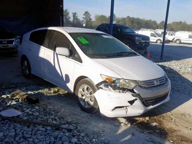 JHMZE2H71AS038685 - 2010 HONDA INSIGHT EX WHITE photo 1