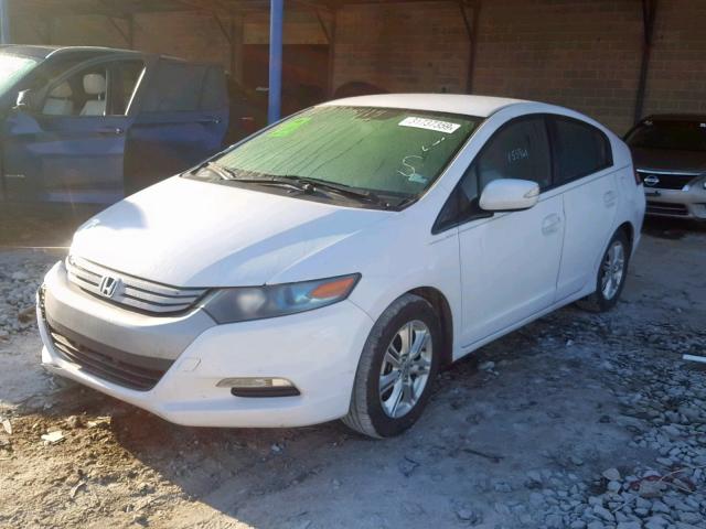 JHMZE2H71AS038685 - 2010 HONDA INSIGHT EX WHITE photo 2