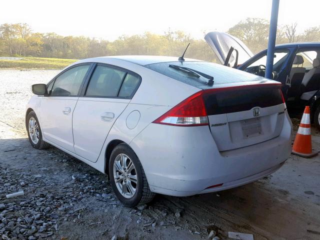 JHMZE2H71AS038685 - 2010 HONDA INSIGHT EX WHITE photo 3