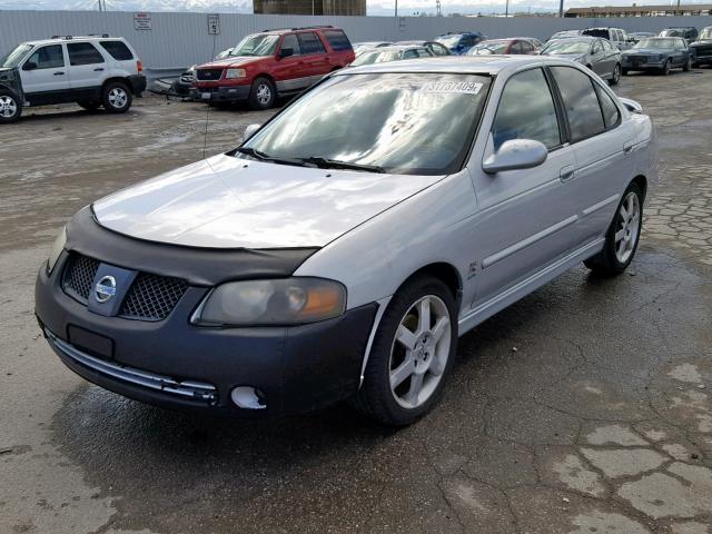 3N1AB51D16L544499 - 2006 NISSAN SENTRA SE- SILVER photo 2