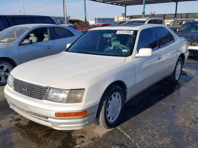 JT8BH22F7T0046538 - 1996 LEXUS LS 400 WHITE photo 2