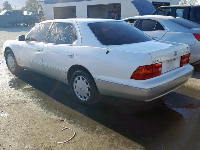 JT8BH22F7T0046538 - 1996 LEXUS LS 400 WHITE photo 3