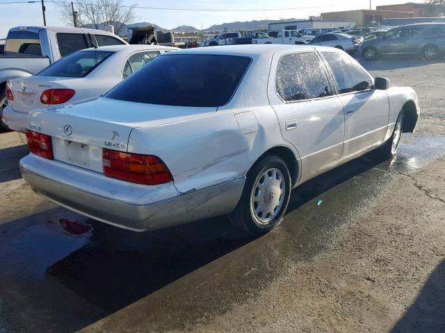 JT8BH22F7T0046538 - 1996 LEXUS LS 400 WHITE photo 4