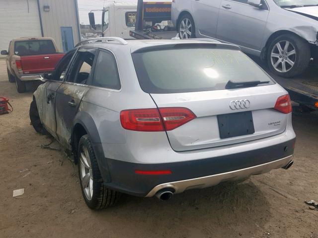 WA1UFAFL1DA229174 - 2013 AUDI A4 ALLROAD SILVER photo 3