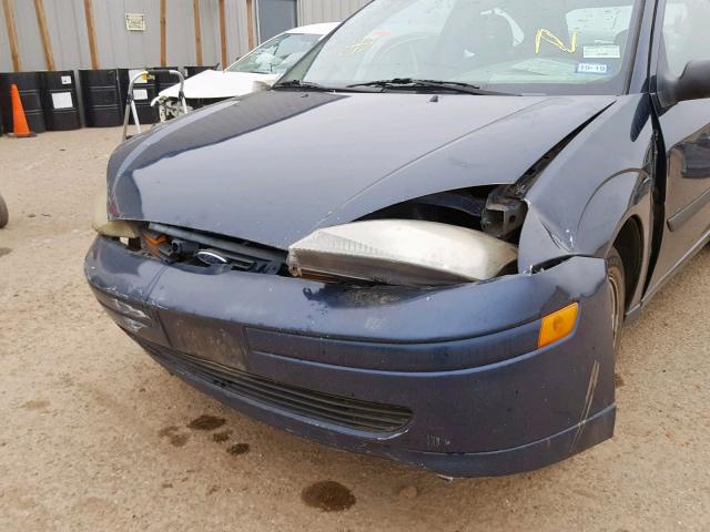 3FAFP31363R153587 - 2003 FORD FOCUS ZX3 BLUE photo 9