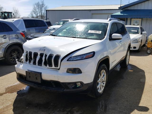 1C4PJMCB2EW230689 - 2014 JEEP CHEROKEE L WHITE photo 2