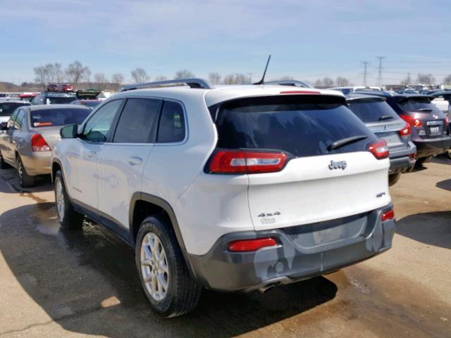 1C4PJMCB2EW230689 - 2014 JEEP CHEROKEE L WHITE photo 3