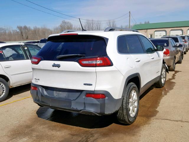 1C4PJMCB2EW230689 - 2014 JEEP CHEROKEE L WHITE photo 4