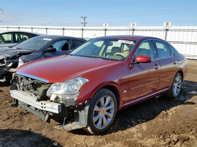 JNKAY01FX6M263063 - 2006 INFINITI M35 BASE RED photo 2