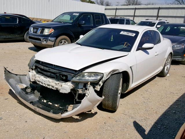 JM1FE173750145349 - 2005 MAZDA RX8 WHITE photo 2