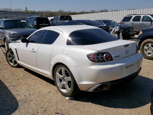 JM1FE173750145349 - 2005 MAZDA RX8 WHITE photo 3