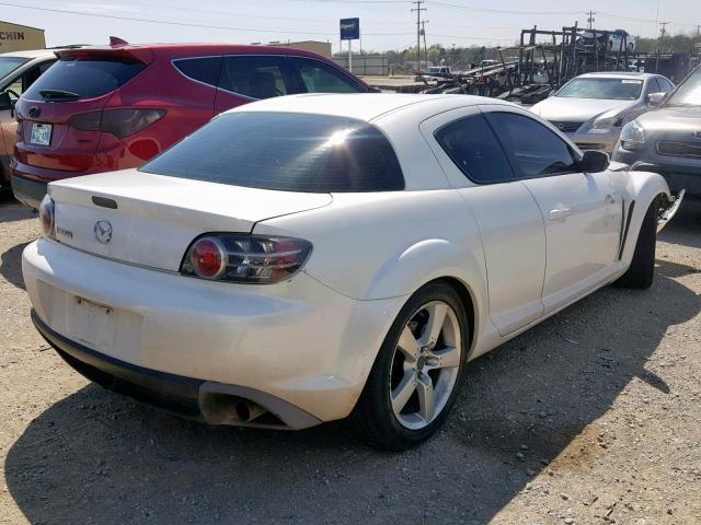 JM1FE173750145349 - 2005 MAZDA RX8 WHITE photo 4