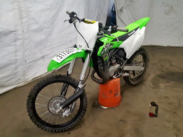 JKAKXTFC5KA015303 - 2019 KAWASAKI KX100 F GREEN photo 2