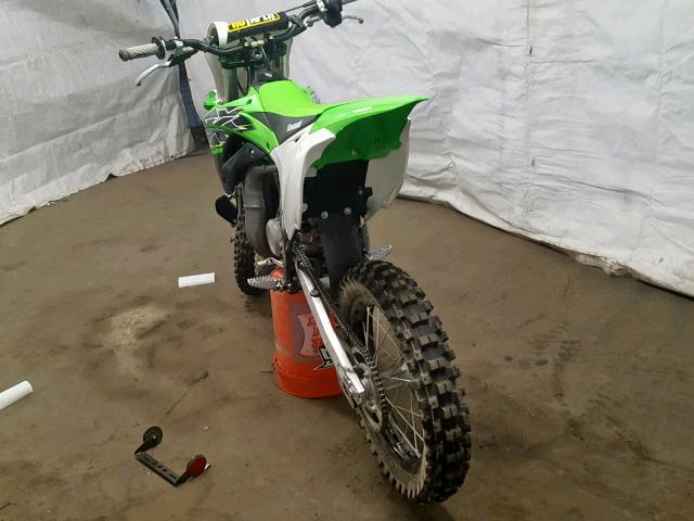 JKAKXTFC5KA015303 - 2019 KAWASAKI KX100 F GREEN photo 3