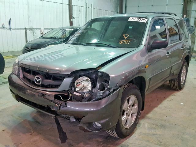 4F2CZ06184KM30159 - 2004 MAZDA TRIBUTE ES 绿色 照片 2
