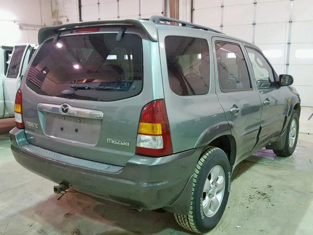 4F2CZ06184KM30159 - 2004 MAZDA TRIBUTE ES 绿色 照片 4