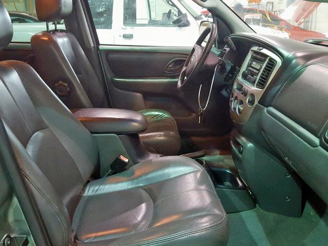 4F2CZ06184KM30159 - 2004 MAZDA TRIBUTE ES 绿色 照片 5