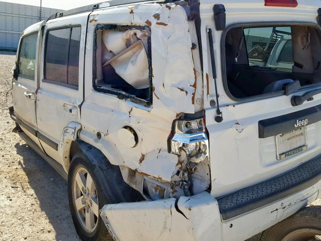 1J8HH48P97C574523 - 2007 JEEP COMMANDER 白色 照片 10