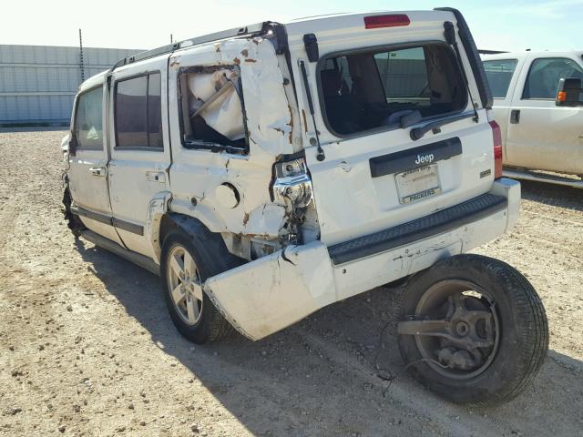 1J8HH48P97C574523 - 2007 JEEP COMMANDER 白色 照片 3