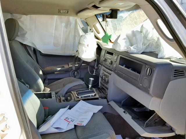 1J8HH48P97C574523 - 2007 JEEP COMMANDER 白色 照片 5