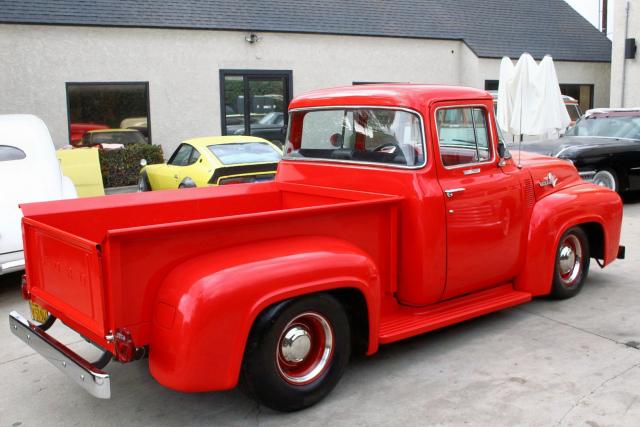 000000F10V6R42454 - 1956 FORD F-100 RED photo 4